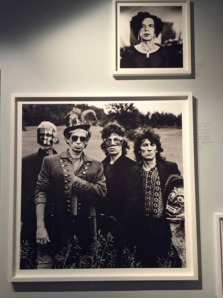 Anton Corbijn sharing time-with The Rolling Stones during the Voodoo Lounge tour shoot outside Toronto 1994