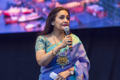 Indian Ambassador Monika Kapil Mohta opened the the festival and spoke about India being "a young nation with millenarian culture".