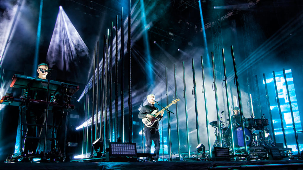 Alt-J brought a clever light set-up to go along with their distinctive sound