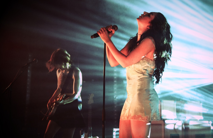 Charli XCX at a showcase in Stockholm, September 2014