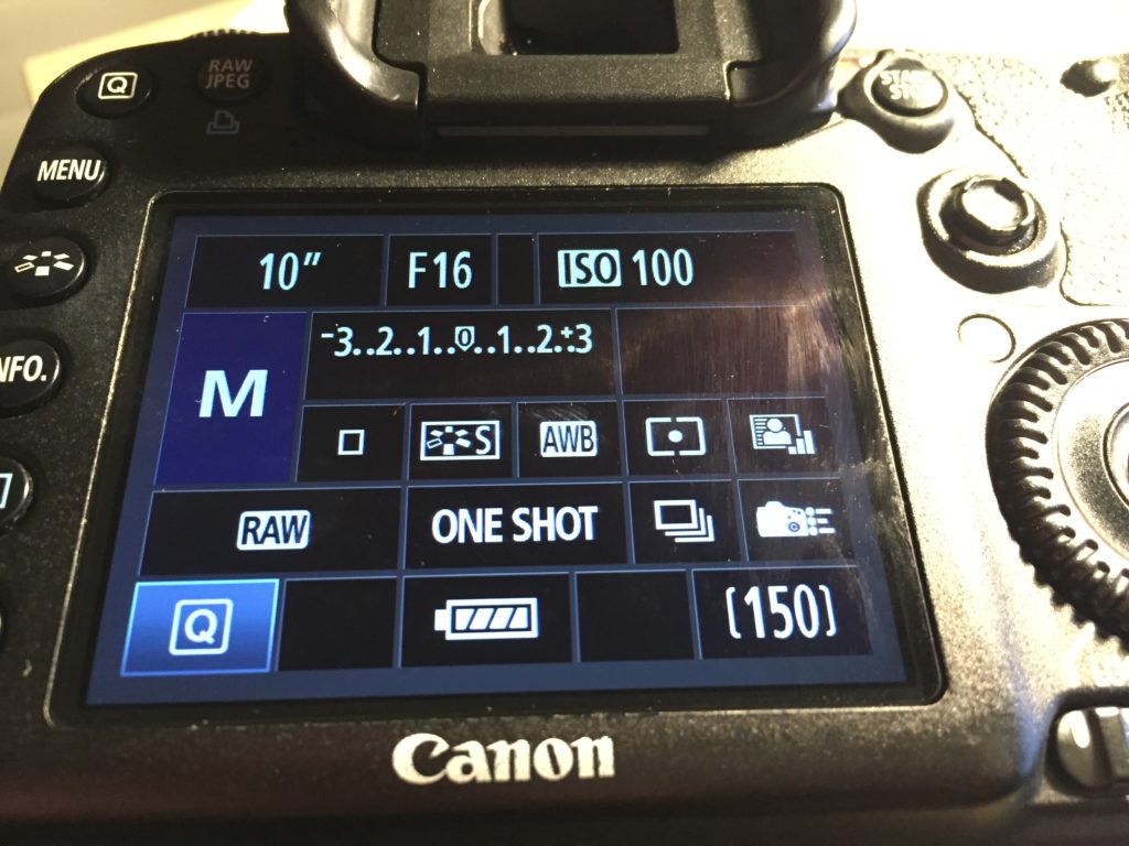 The top three values you see at the top: Shutter speed, Aperture (F value) and ISO are our key.