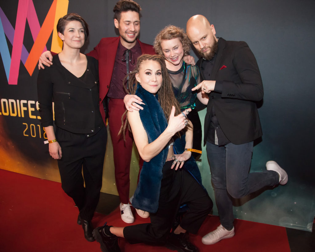 Mariette and her team brought coolness on the red carpet.