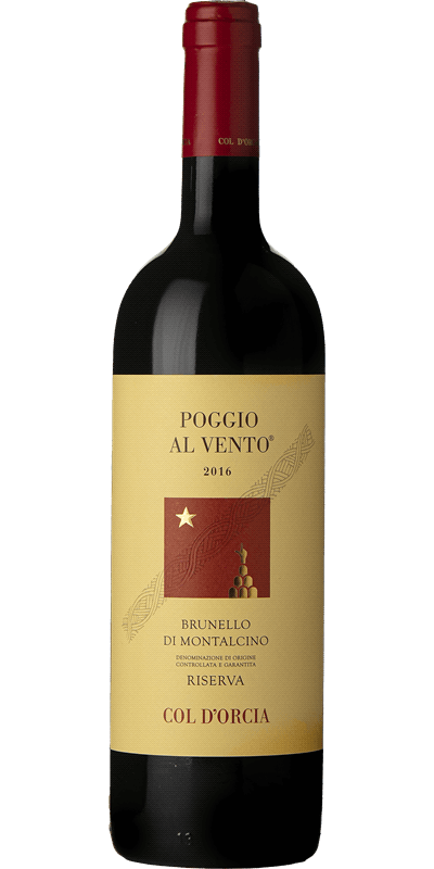 COL D’ORCIA
POGGIO AL VENTO
BRUNELLO DI MONTALCINO D.O.C.G. RISERVA