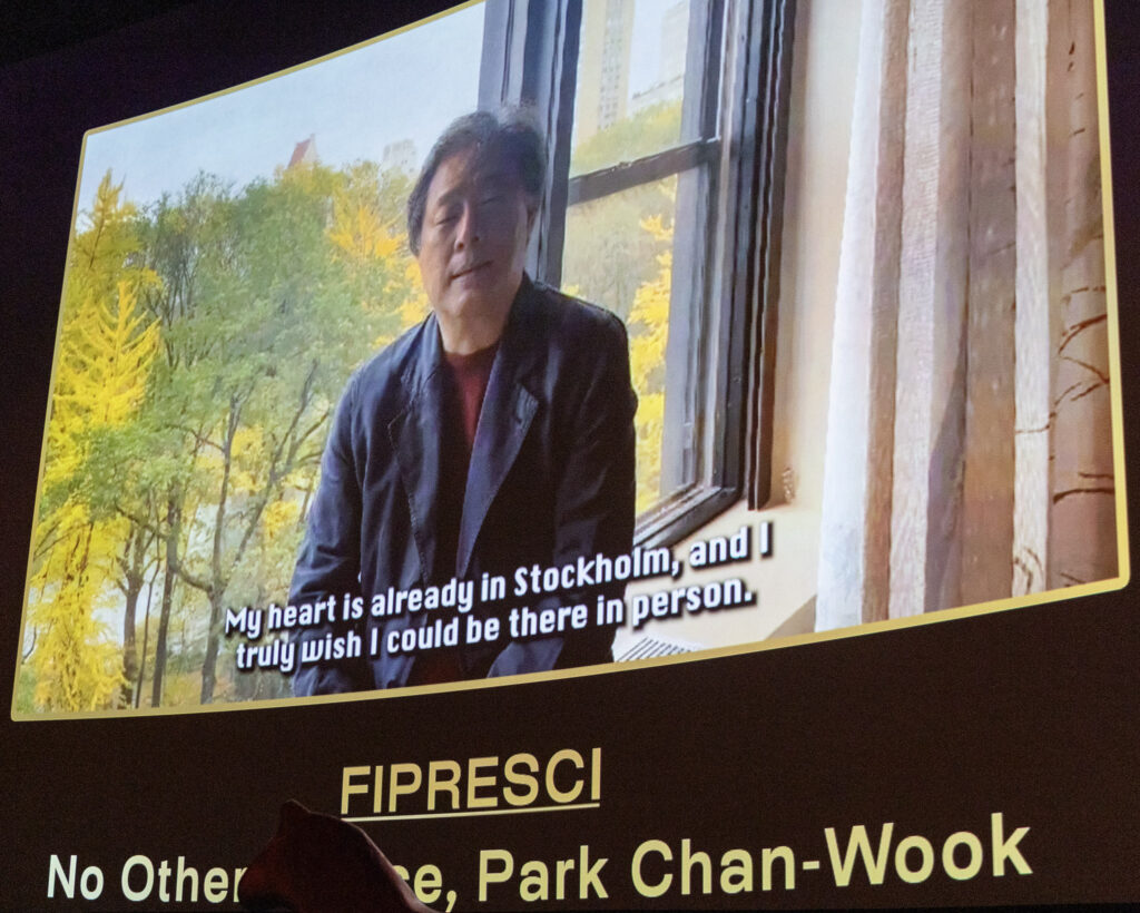 FIPRESCI has named No Other Choice by Park Chan-wook as Best Film