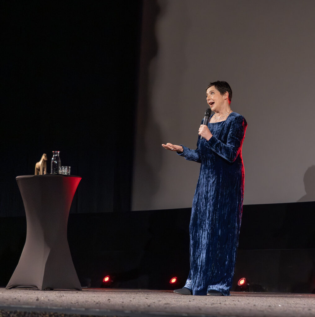 Isabella Rosellini's presence was the big surprise of the night